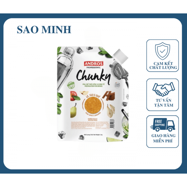 Mứt Chunky Lê, Táo Và Quế 1Kg